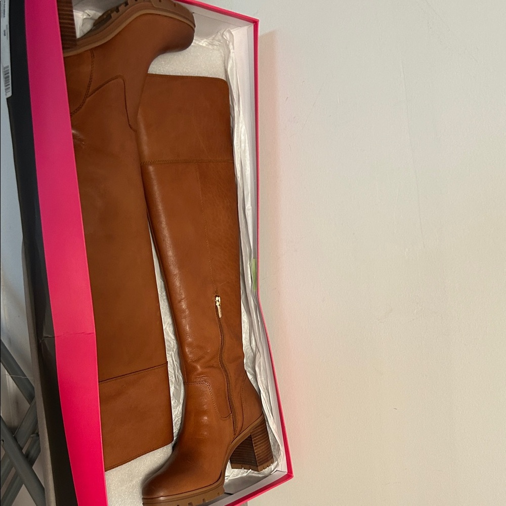 Vince Camuto Dasemma Heeled Over-Knee boots - Warm Carmel - Picture 6 of 8